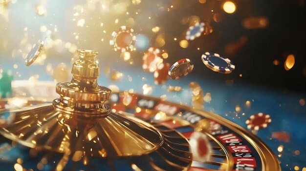 Live-dealer blackjack table with betting interface and dealer feed