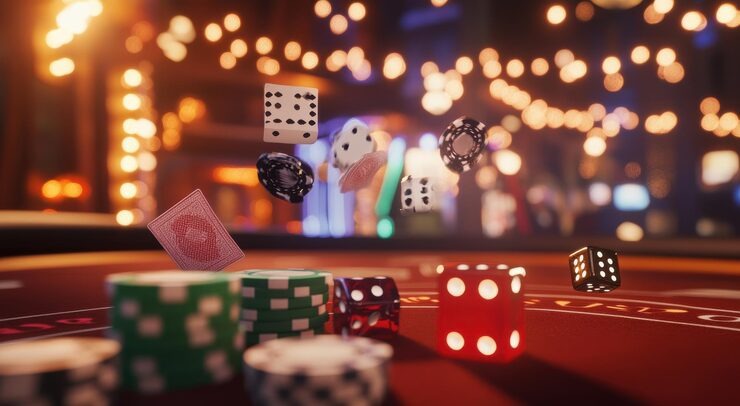 The Dog House slot game interface with reel grid and paytable